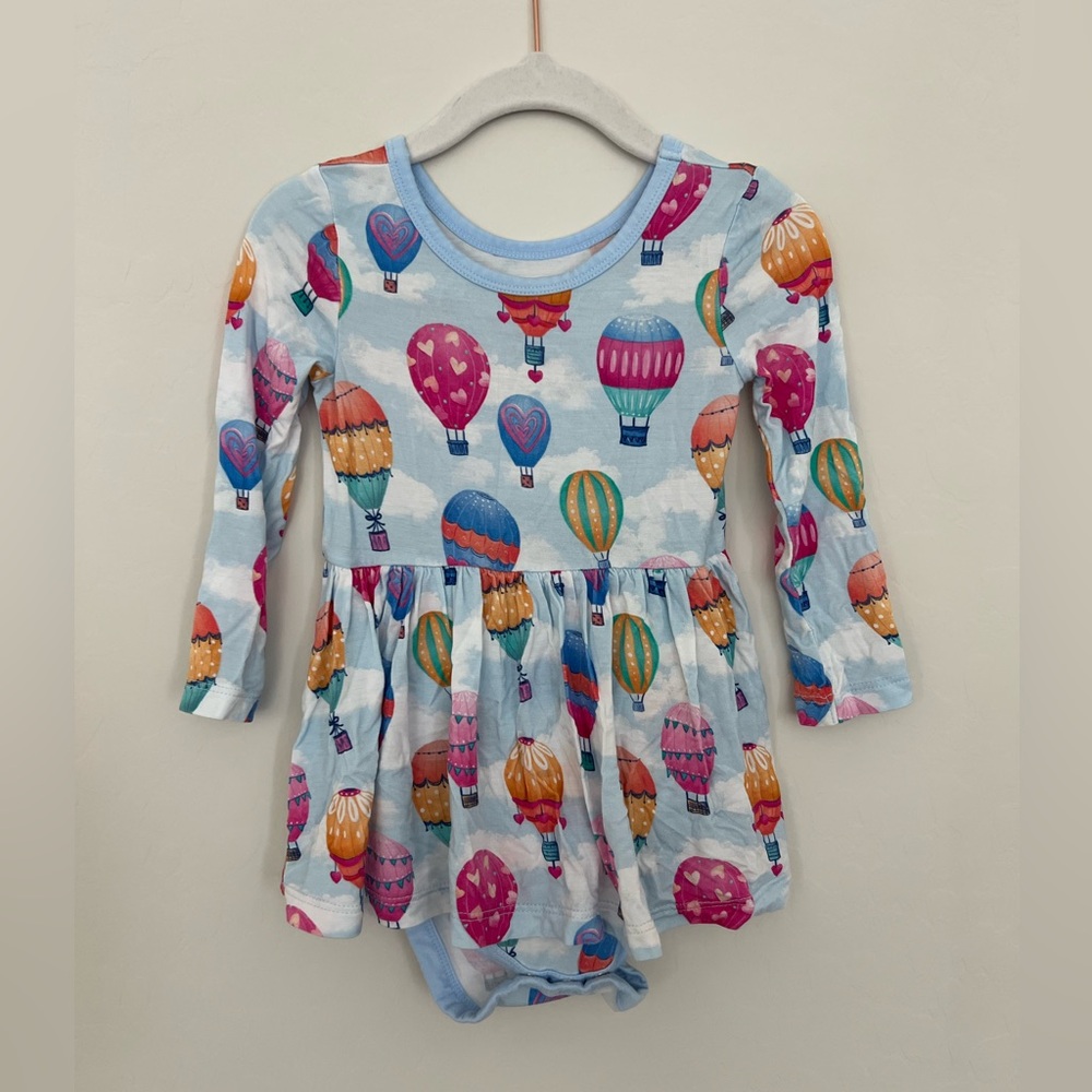 Little Sleepies Balloon Ride Twirl Dress 12-18mo